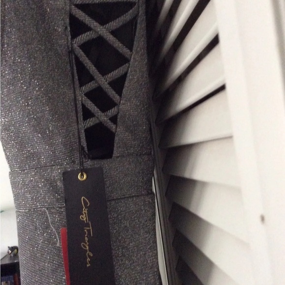 City Triangles Jumpsuit Silver Size 1 - Picture 4 of 13